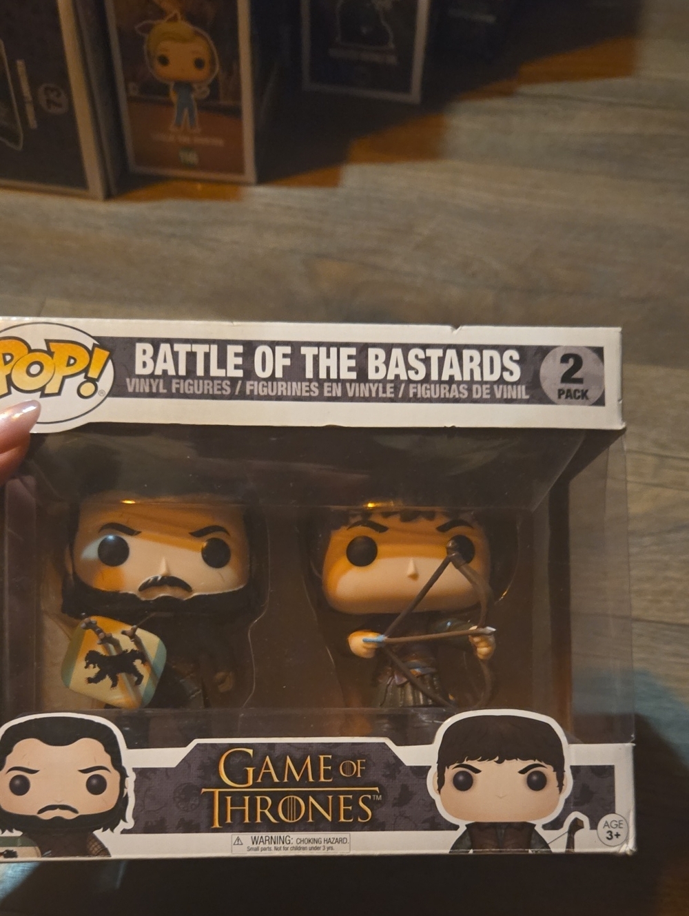 Funko Game of Thrones Battle of the Bastards 2-Pack - Black and Brown